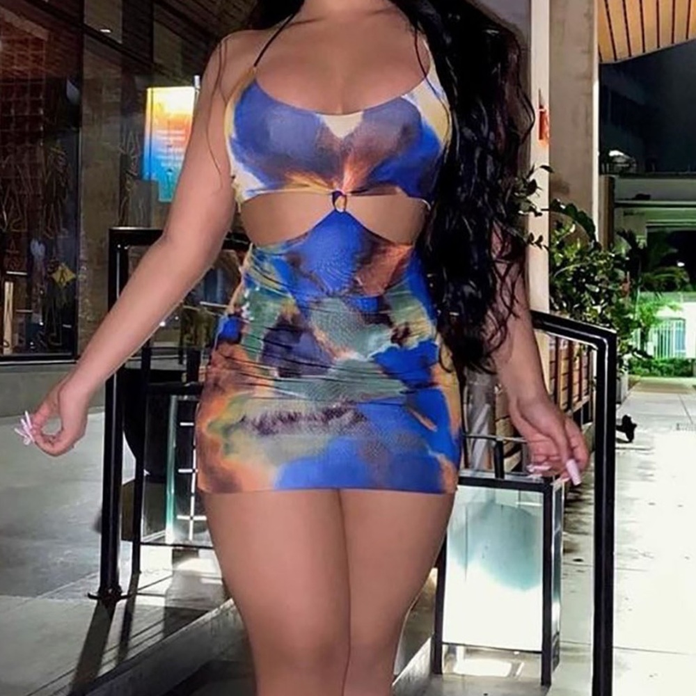 Fashion Nova XS cut out mini dress